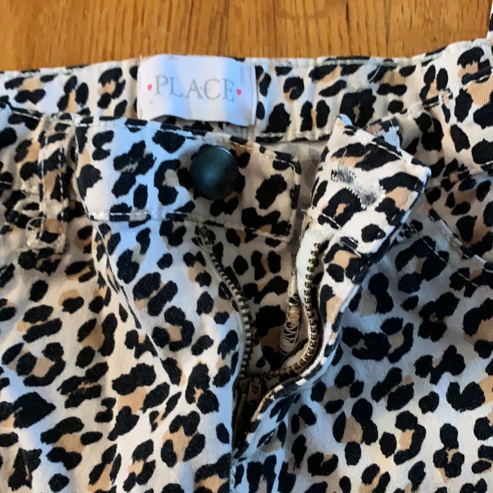 Children’s Place size 10 cheetah waist adjustable pants - Picture 5 of 7